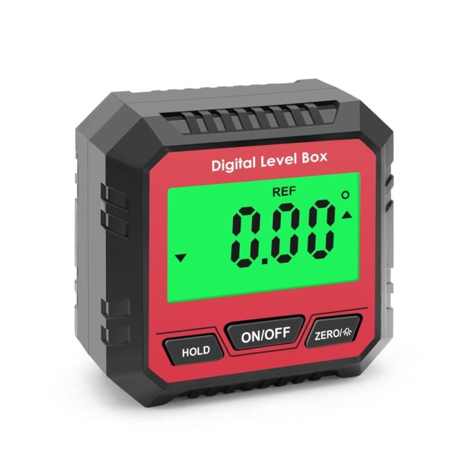 Other Car Gadgets | Mini Digital Inclinometer Protractor/Inclinometer/Level  3 IN 1 Angle Finder Angle Meter/Bevel Gauge 90° Gauge Digital Level Box for 4 x 90 Degree Measuring Range Red Car Electronics Other Car Gadgets