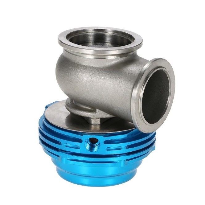 Other Car Gadgets | MVS 38mm Wastegate Aluminum Top Steel V-band External Waste Gate for Supercharge Turbo Manifold 14PSI Blue Car Electronics Blue