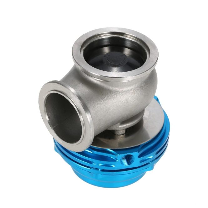 Other Car Gadgets | MVS 38mm Wastegate Aluminum Top Steel V-band External Waste Gate for Supercharge Turbo Manifold 14PSI Blue Car Electronics Blue