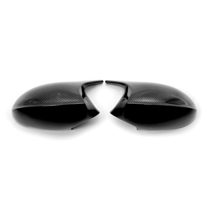 Other Decorations | 1 Pair Carbon Fiber M3 Style Side Mirror Cover Caps Replacement For BMW E90 E91 E92 E93 Black Car Decorations Black