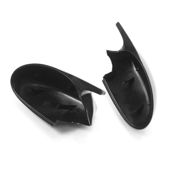 Other Decorations | 1 Pair Carbon Fiber M3 Style Side Mirror Cover Caps Replacement For BMW E90 E91 E92 E93 Black Car Decorations Black