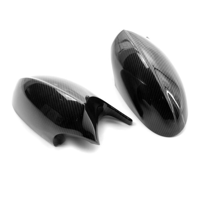 Other Decorations | 1 Pair Carbon Fiber M3 Style Side Mirror Cover Caps Replacement For BMW E90 E91 E92 E93 Black Car Decorations Black