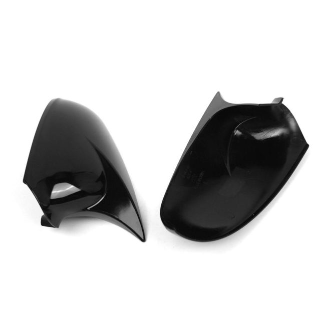 Other Decorations | 2pcs Side Mirror Cover Rearview Mirror Housing Door Wing Mirror Cover Cap Replacement for Opel Vauxhall Astra J MK6 2010-2016 OEM 13265451,13265452 1428463,1428464 Black Car Decorations Black