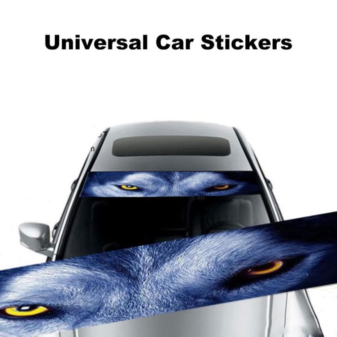 Other Decorations | Car Front Windshield Sticker, Rear Block Sunshade Sticker Decoration 3D Stereoscopic Cat Eye Car Sticker Car Decoration Stickers Car Decorations Other Decorations