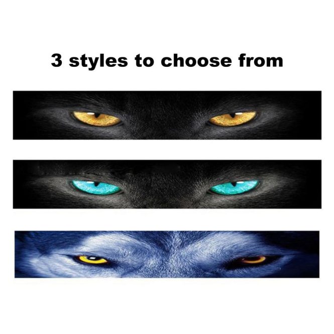 Other Decorations | Car Front Windshield Sticker, Rear Block Sunshade Sticker Decoration 3D Stereoscopic Cat Eye Car Sticker Car Decoration Stickers Car Decorations Other Decorations