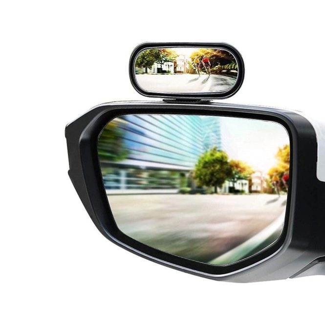 Other Decorations | Car Rear View Mirror 360° Rotation Blind Spot Mirror Stick-on Rearview Mirror Wide Angle Baby View Mirror for Car Truck SUV Black Car Decorations Black