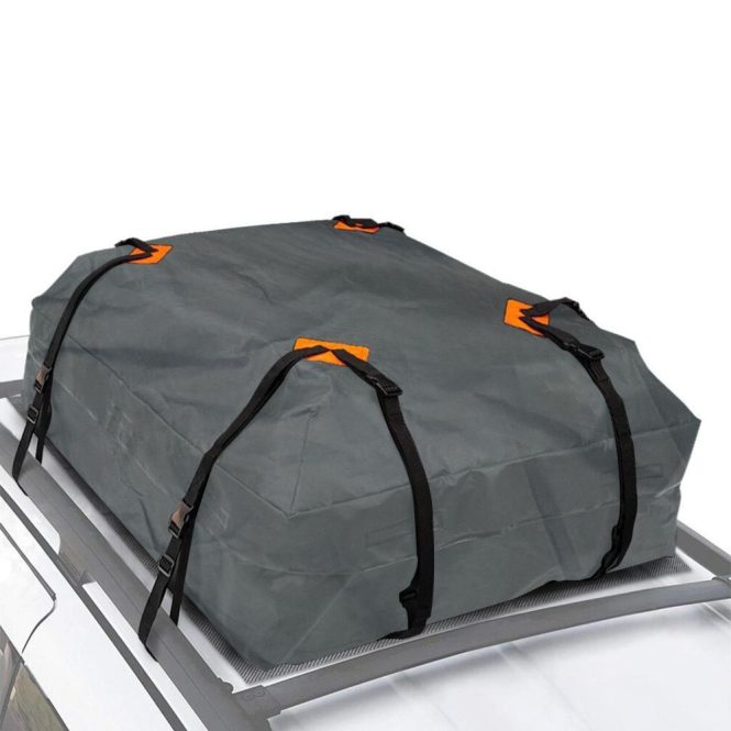 Other Decorations | Car Roof Cargo Carrier Universal Luggage Bag Storage Cube Bag Thickened 600D Waterproof Blue for Travel Camping Grey Car Decorations Grey