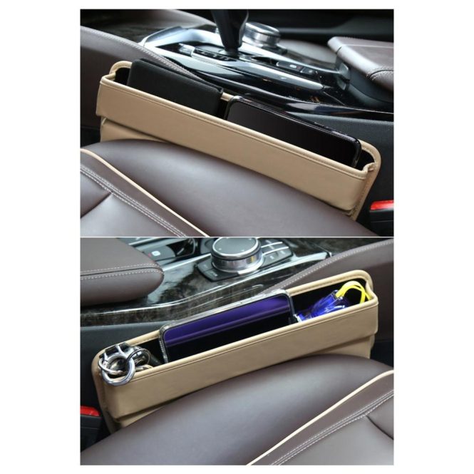 Other Decorations | Car Seat Gap Filler Organizer Multifunctional Car Seat Organizer Beige Car Decorations Beige