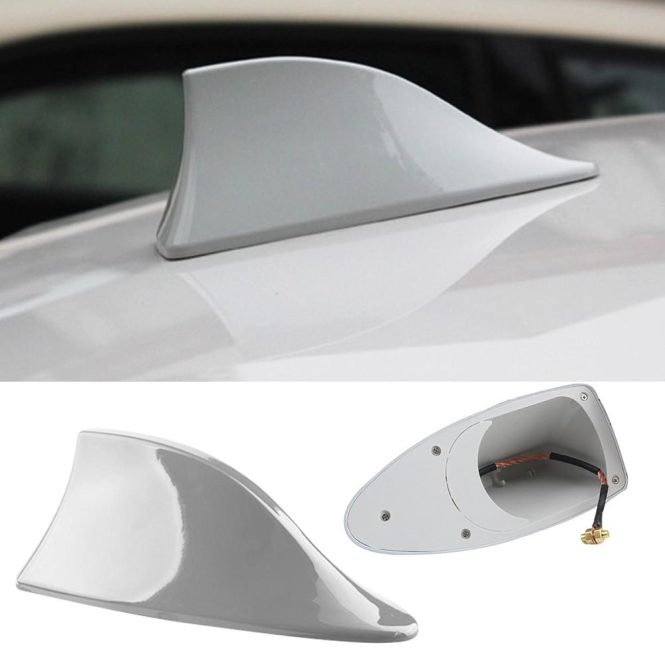 Other Decorations | Car Shark Antenna Grey Car Decorations Grey