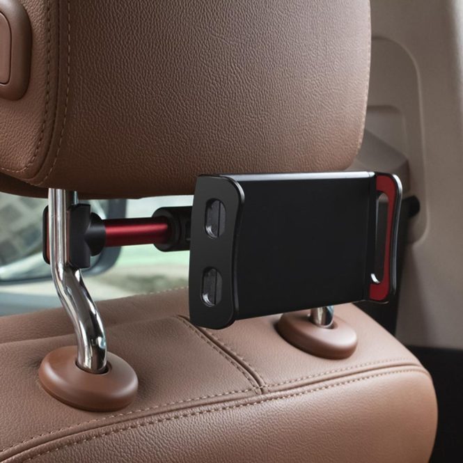 Other Decorations | Car Tablet Holder Backseat Headrest Phone Stand 4-10.5 inch Phone Tablet Holder Replacement for iPhone X 8 iPad 1 2 3 4 Mini Black Car Decorations Black