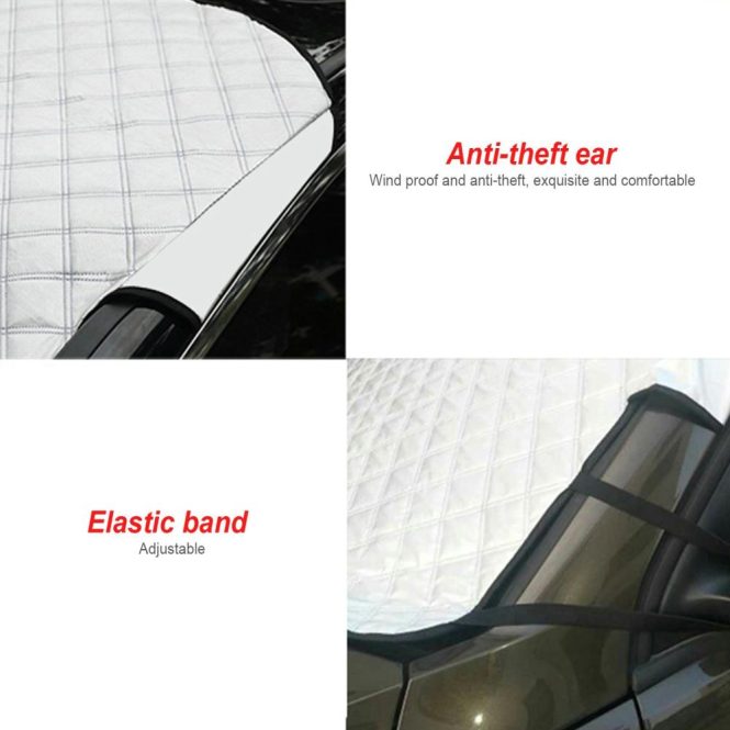 Other Decorations | Car Windscreen Cover Windshield Magnetic Snow Cover 147*126cm m Silver Car Decorations Other Decorations