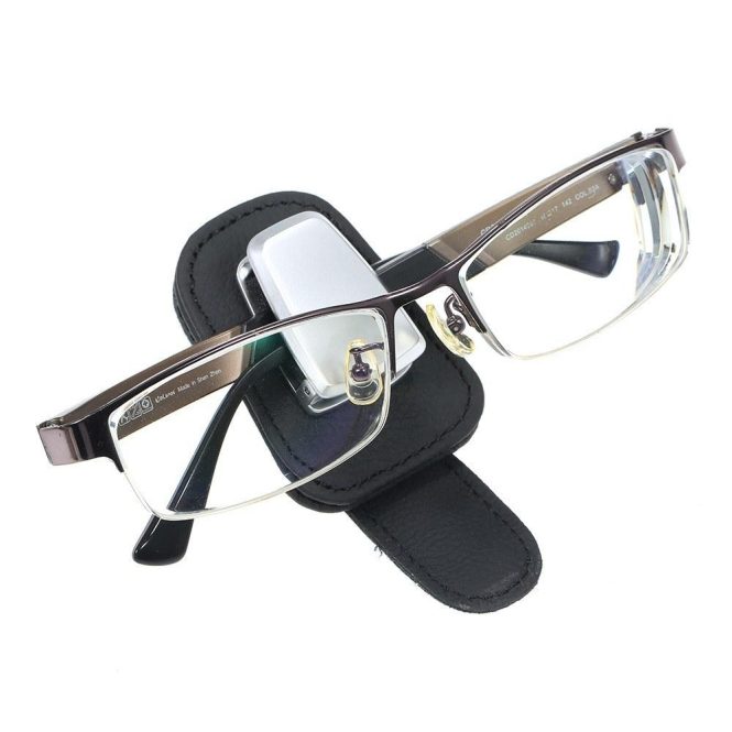 Other Decorations | Glasses Holders for Car Visor Sunglasses Holder Clip Hanger Eyeglasses Mount Black Car Decorations Black