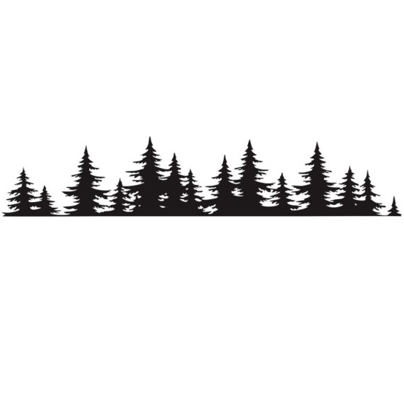 Other Decorations | Pine Tree Forest Car Sticker Vinyl Decal Window Car Body Decor Sticker Black Car Decorations Black