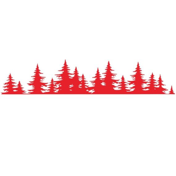 Other Decorations | Pine Tree Forest Car Sticker Vinyl Decal Window Car Body Decor Sticker Red Car Decorations Other Decorations