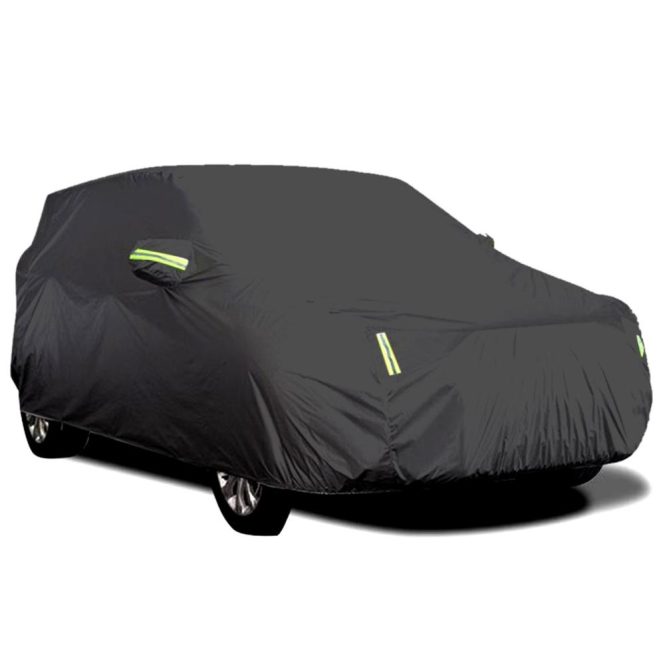 Other Decorations | Sedan Car Cover Waterproof All Weather Outdoor Car Cover UV Protection Windproof Full Car Cover Universal(4.4*1.8*1.6M) Black Car Decorations Black