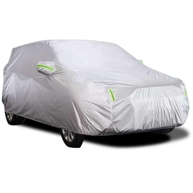 Other Decorations | Sedan Car Cover Waterproof All Weather Outdoor Car Cover UV Protection Windproof Full Car Cover Universal(4.4*1.8*1.6M) Silver Car Decorations Other Decorations