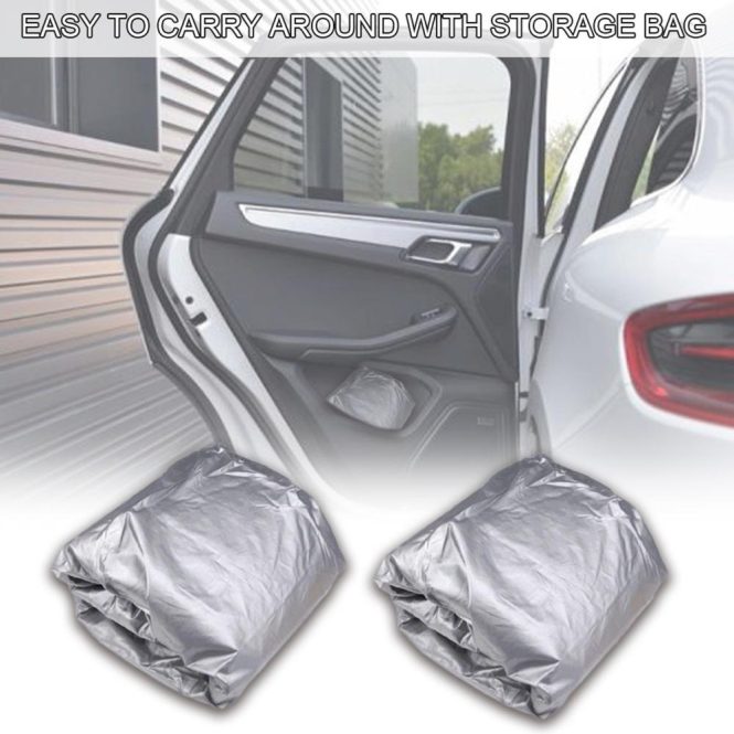 Other Decorations | Sedan Car Cover Waterproof All Weather Outdoor Car Cover UV Protection Windproof Full Car Cover Universal(4.4*1.8*1.6M) Silver Car Decorations Other Decorations