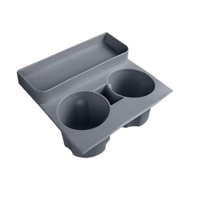 Other Decorations | Silicone Cup Holder Insert Replacement for Tesla Model 3/Y Grey Car Decorations Grey