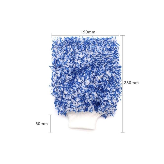 Other Decorations | Ultra Portable Microfiber Multifunctional Car Wash Mitt Anti Scratch Wash Glove Blue Car Decorations Blue