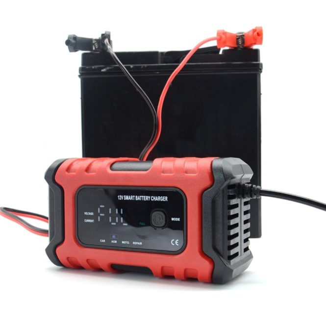 Other Motorcycle Accessories | FOXSUR Motorcycle Battery Chargers 12V6A Full Automatic Smart Battery Chargers Maintainer au Red Motorcycle Accessories Other Motorcycle Accessories