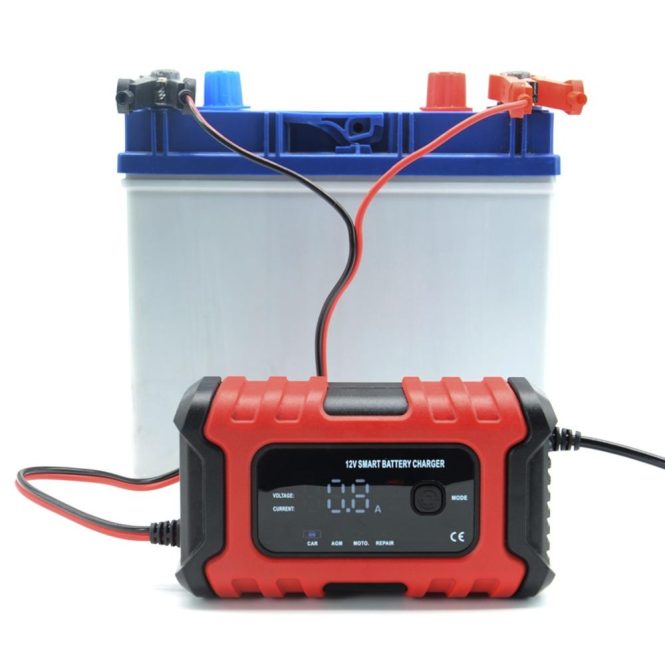 Other Motorcycle Accessories | FOXSUR Motorcycle Battery Chargers 12V6A Full Automatic Smart Battery Chargers Maintainer au Red Motorcycle Accessories Other Motorcycle Accessories