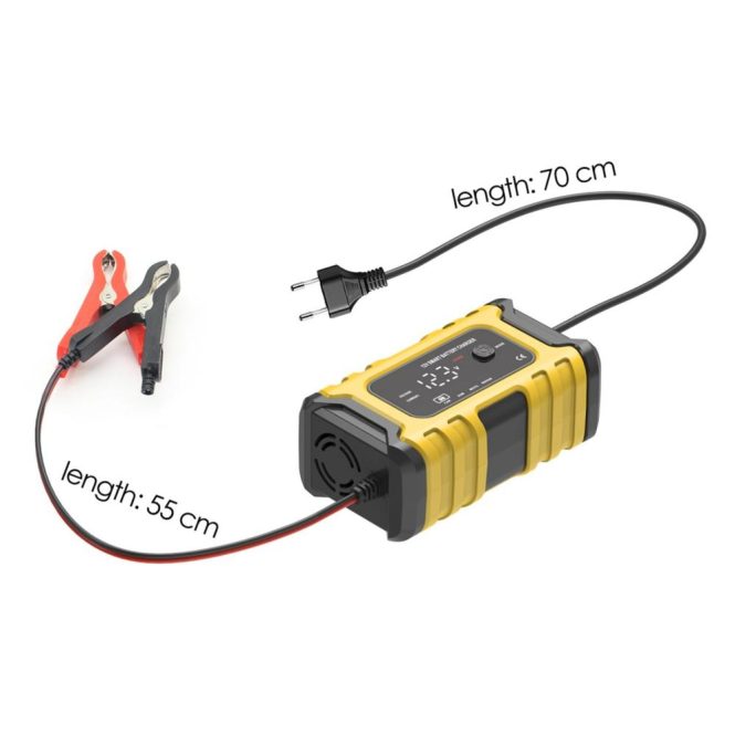 Other Motorcycle Accessories | FOXSUR Motorcycle Battery Chargers 12V6A Full Automatic Smart Battery Chargers Maintainer au Yellow Motorcycle Accessories Other Motorcycle Accessories