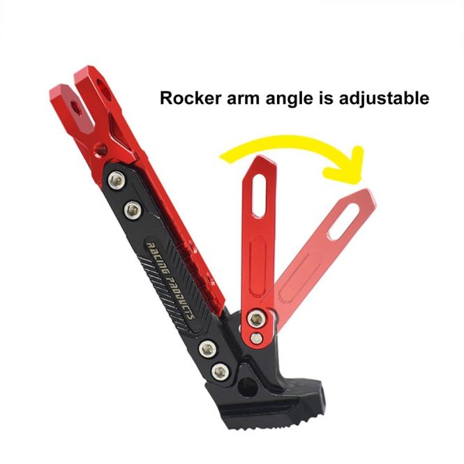 Other Motorcycle Accessories | Motorcycle Kickstand Adjustable Tripod Holder Universal Aluminum Modified Foot Side Stand for Motor Scooter Motorcycle Red Motorcycle Accessories Other Motorcycle Accessories