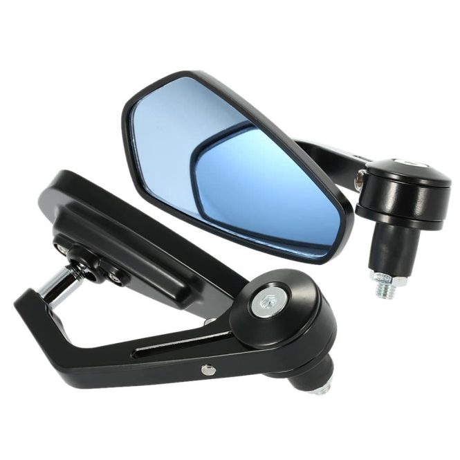 Other Motorcycle Accessories | Pair of Motorcycle End Bar Rearview Mirror Black Motorcycle Accessories Black