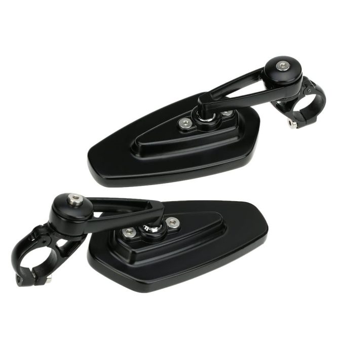 Other Motorcycle Accessories | Pair of Motorcycle Rearview Mirro Black Motorcycle Accessories Black