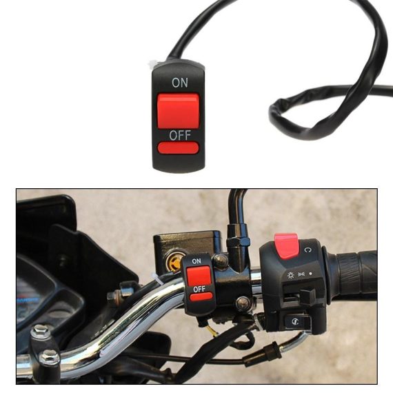 Other Motorcycle Accessories | Universal Motorcycle ATV Bike Handlebar Light Switch ON OFF Button Black Motorcycle Accessories Black