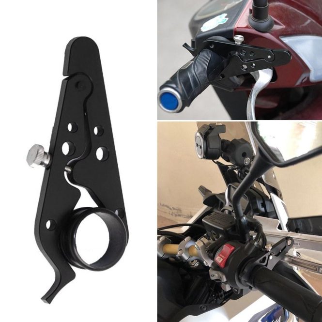 Other Motorcycle Accessories | Universal Motorcycle Cruise Control Throttle Assist Wrist Hand Grip Lock Cramp Aluminum with Silicone Ring Protect Throttle Grip Black Motorcycle Accessories Black