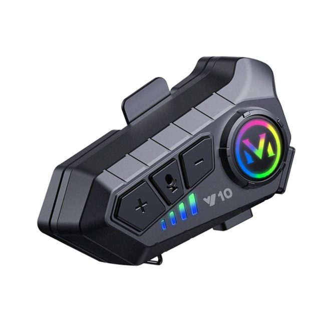 Other Motorcycle Accessories | Y10 Motorcycle BT5.3 Intercom Headset IPX6 Noise Cancellation Compatible with Face-off Helmets & 3/4 Helmets Support Simultaneous Connection to Two Mobile Phones Motorcycle Accessories Other Motorcycle Accessories