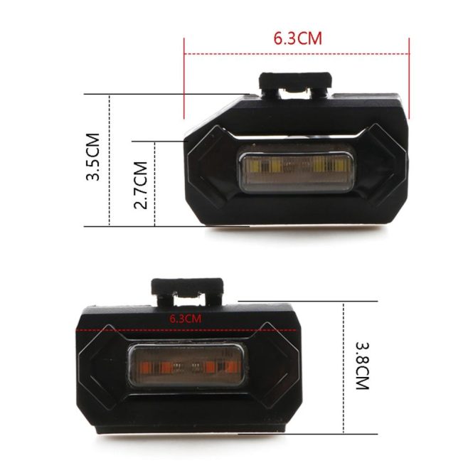 Others Car Lights | 4 PCS Front Grille LED Grille Lights With add a Fuse Replacement for Tacoma TRD PRO 2020-2021(Black Shell Amber Yellow Light) Car Lights Others Car Lights