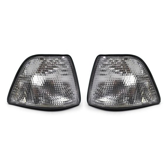 Others Car Lights | A Pair of Turn Signal Light With White Lens Replacement For BMW E36 318i 328i M3 White Car Lights Others Car Lights