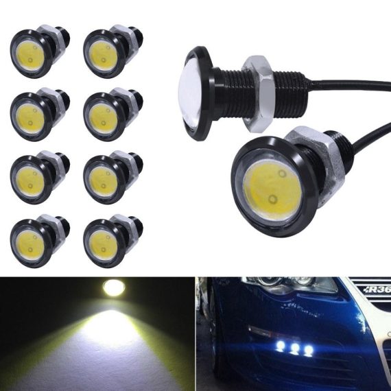 Others Car Lights | Eagle Eye LED Bulb,DRL Light Ultra Thin Waterproof Black Aluminum Shell Car Motorcycle Turn Signal Light Fog Tail Backup Reverse Light,10-Pack White1 Car Lights Others Car Lights