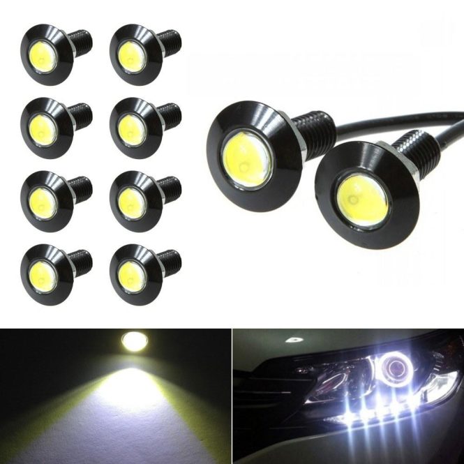 Others Car Lights | Eagle Eye LED Bulb,DRL Light Ultra Thin Waterproof Black Aluminum Shell Car Motorcycle Turn Signal Light Fog Tail Backup Reverse Light,10-Pack White2 Car Lights Others Car Lights