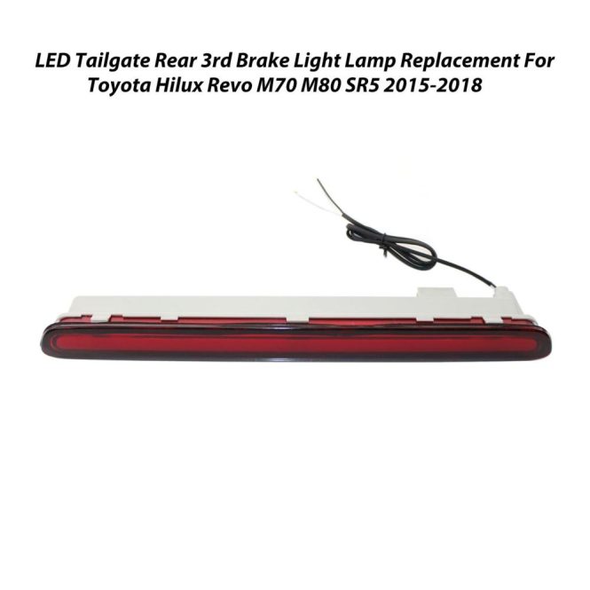 Others Car Lights | LED Tailgate Rear 3rd Brake Light Lamp Replacement For Toyota Hilux Revo M70 M80 SR5 2015-2018 Red Car Lights Others Car Lights