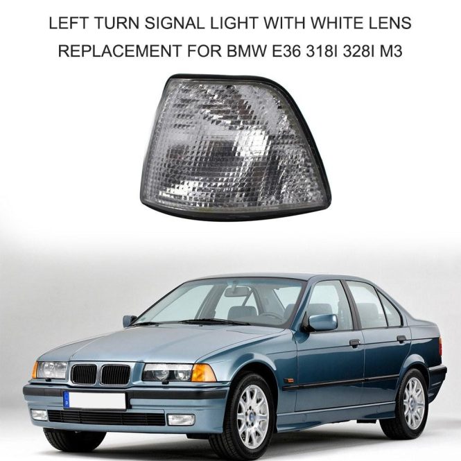 Others Car Lights | Right Turn Signal Light With White Lens Replacement For BMW E36 318i 328i M3 White Car Lights Others Car Lights