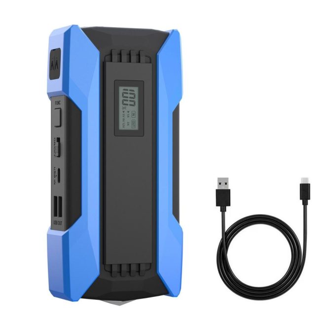 Outdoor Emergency Equipment | 1500A Peaks 10000mAh Car Jump Starter eu Blue Car Repair & Maintenance Blue