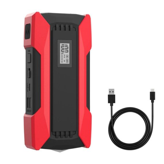 Outdoor Emergency Equipment | 1500A Peaks 10000mAh Car Jump Starter eu Red Car Repair & Maintenance Outdoor Emergency Equipment