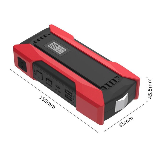 Outdoor Emergency Equipment | 1500A Peaks 10000mAh Car Jump Starter eu Red Car Repair & Maintenance Outdoor Emergency Equipment