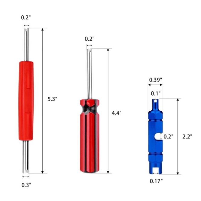 Outdoor Emergency Equipment | 44PCS Tire Valve Stem Removal Tool Kit Multicolor Car Repair & Maintenance Multicolor