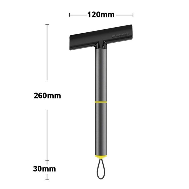 Outdoor Emergency Equipment | Car Snow Removal Shovel Detachable Multifunctional Defrost Tool Black Car Repair & Maintenance Black