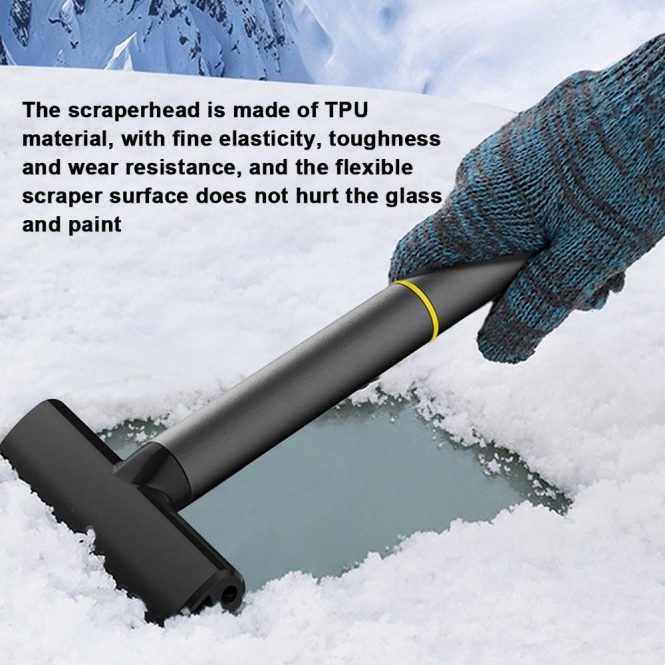 Outdoor Emergency Equipment | Car Snow Removal Shovel Detachable Multifunctional Defrost Tool Black Car Repair & Maintenance Black