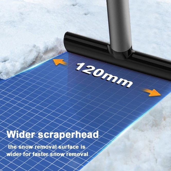 Outdoor Emergency Equipment | Car Snow Removal Shovel Detachable Multifunctional Defrost Tool Black Car Repair & Maintenance Black