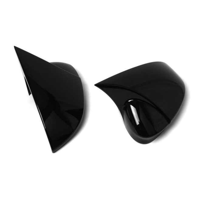 Other Accessories | 2pcs Side Mirror Cover Door Wing Mirror Cover Cap Replacement for VW Golf 8 MK8 VIII 8R R GTI GTE GTD 2020-2024 W/Lane Assist 5H0857537 5H0857538 5H1857507 5H1857508 Black Car Repair & Maintenance Black