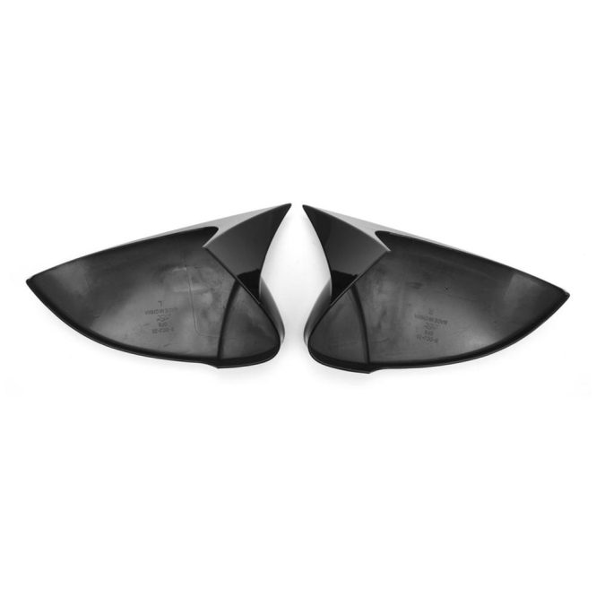 Other Accessories | 2pcs Side Mirror Cover Door Wing Mirror Cover Cap Replacement for VW Golf 8 MK8 VIII 8R R GTI GTE GTD 2020-2024 W/Lane Assist 5H0857537 5H0857538 5H1857507 5H1857508 Black Car Repair & Maintenance Black