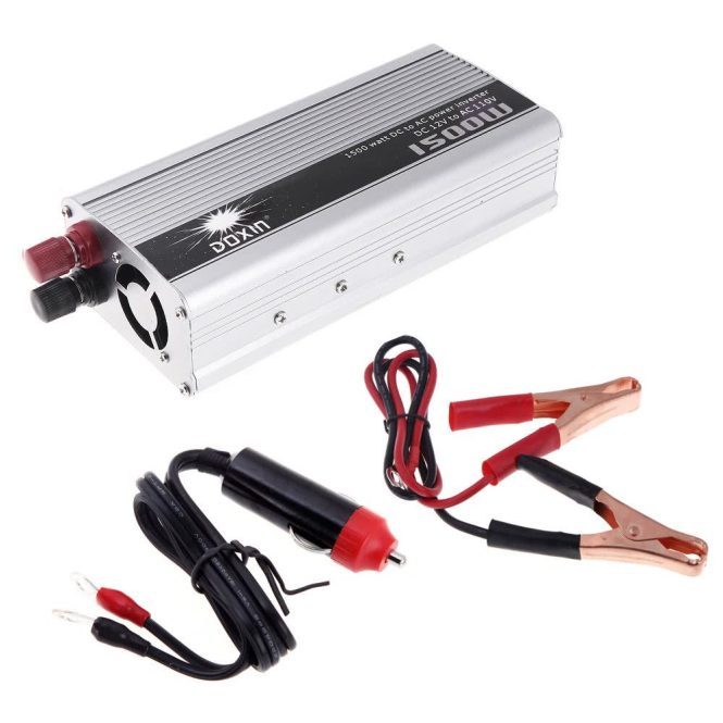 Outdoor Emergency Equipment | 1500W WATT DC 12V to AC 110V Car Power Inverter Car Repair & Maintenance Outdoor Emergency Equipment