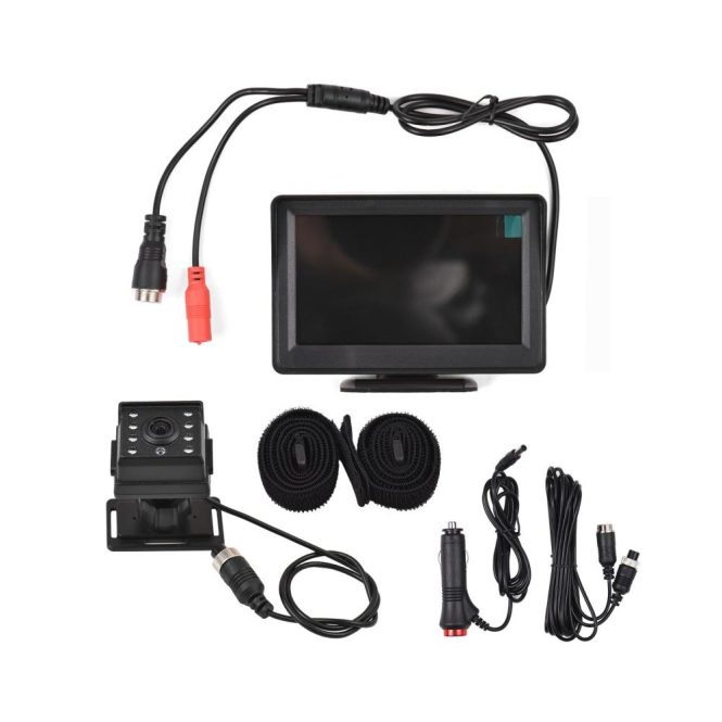 Car Rear View Camera | Baby Car Monitor 720p Monitor Camera for Baby Rear Facing Seat Black Car Alarms & Security Black