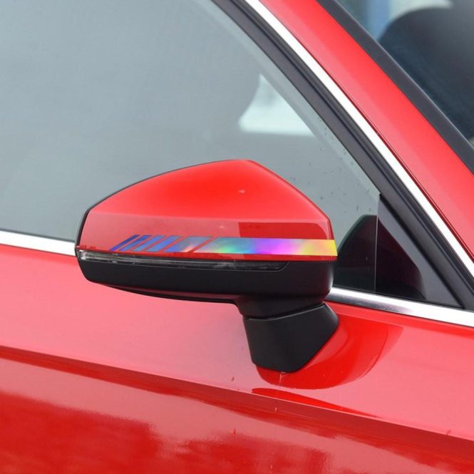 Car Stickers | 5 Pieces  Reflective Stripe Vinyl Car Side Sticker Auto Body Racing Sports Decals Multicolor Car Decorations Car Stickers